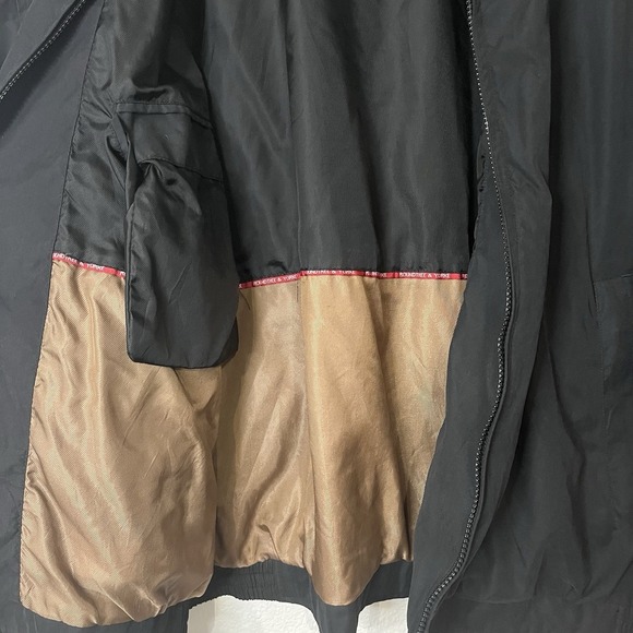 Roundtree & Yorke Men's XL Zip Up Windbreaker Jacket, Black - Picture 4 of 8